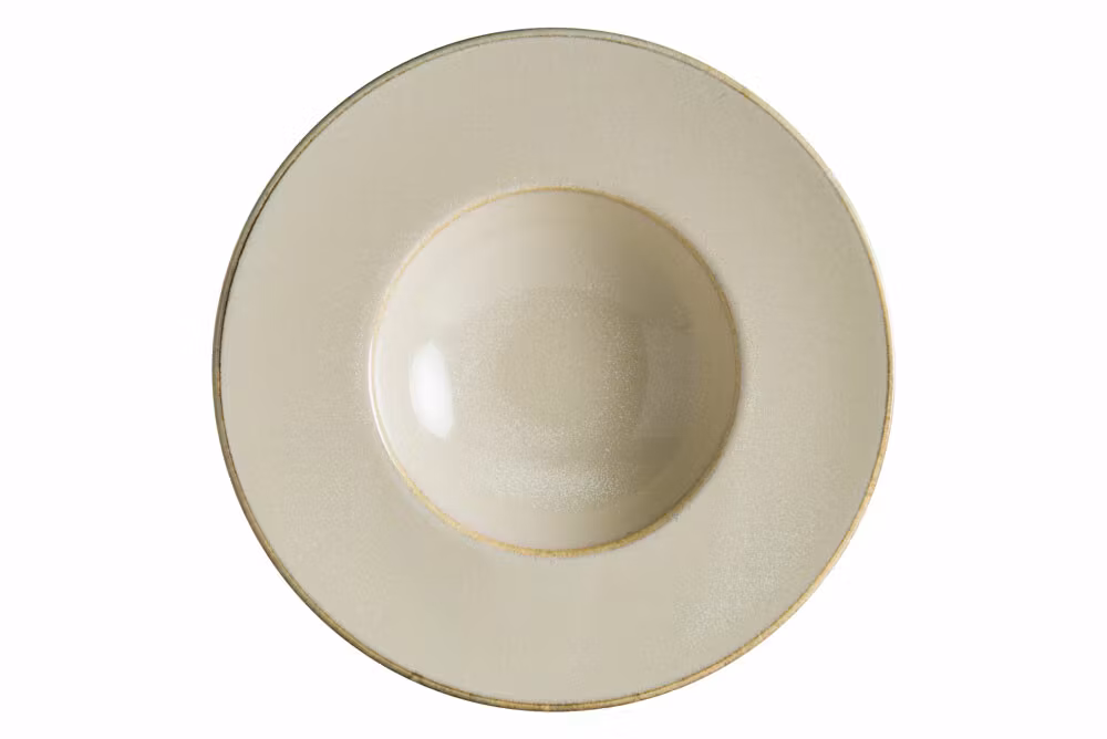 SAND Tallrik djup med brett bräm, D28cm