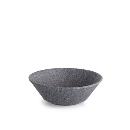 Granit  Skål Svart Rå, D15 cm