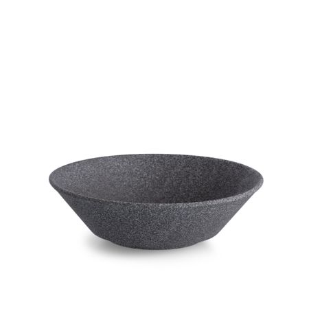 Granit  Skål Svart Rå, D20 cm