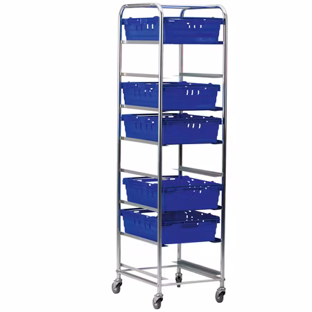 Plåt/Backvagn,monteringsbar,galvad, 600x400 mm, 8gejder, H 1820 mm