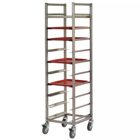 Brickvagn enkel, Bricka: 280x360 mm(Cafe) Rostfritt