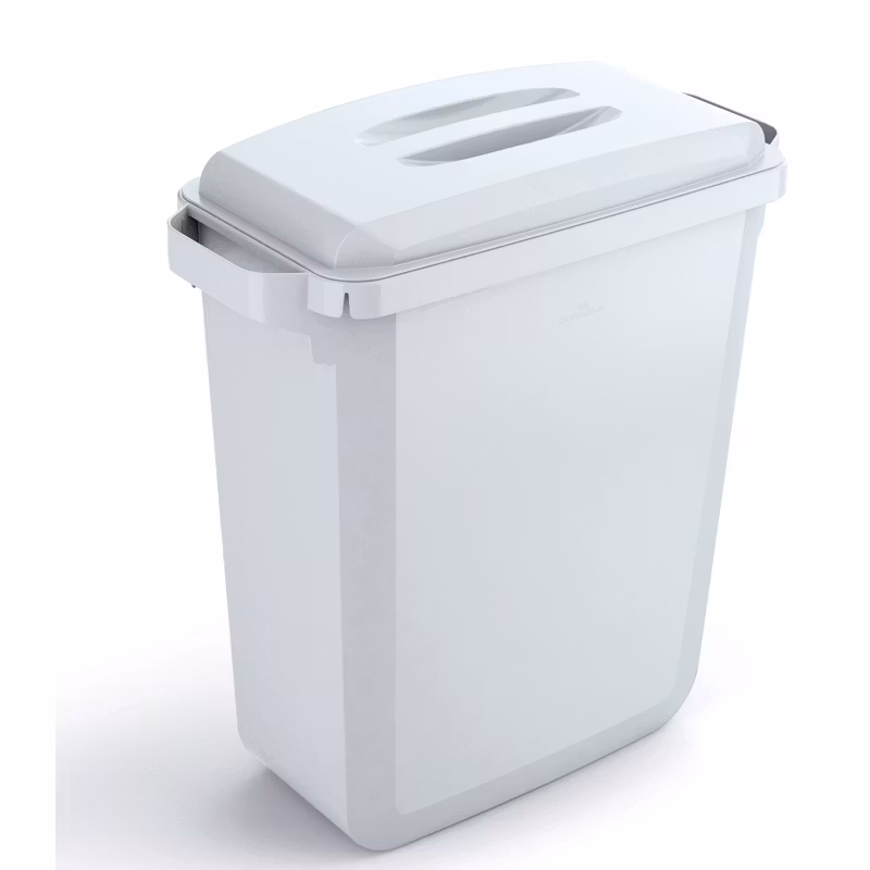 Binge i olika färger med lock, 60 liter