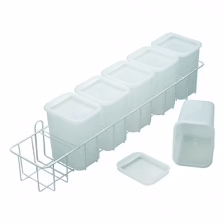 Förvaringsboxar med lock i olika storlekar