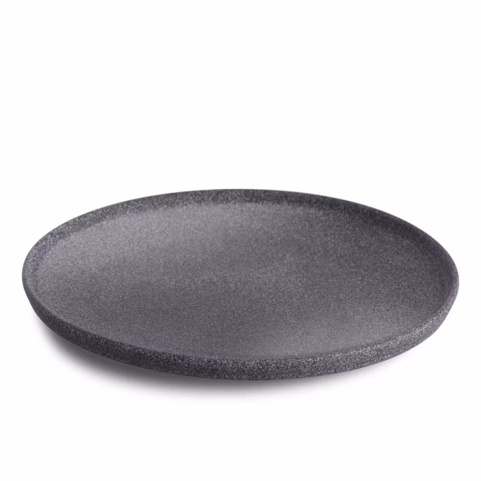 Granit Tallrik Svart Hazy D26 cm