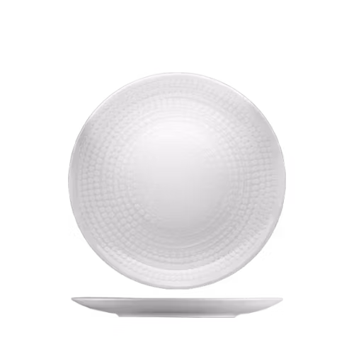 POINT White Tallrik flat D21cm