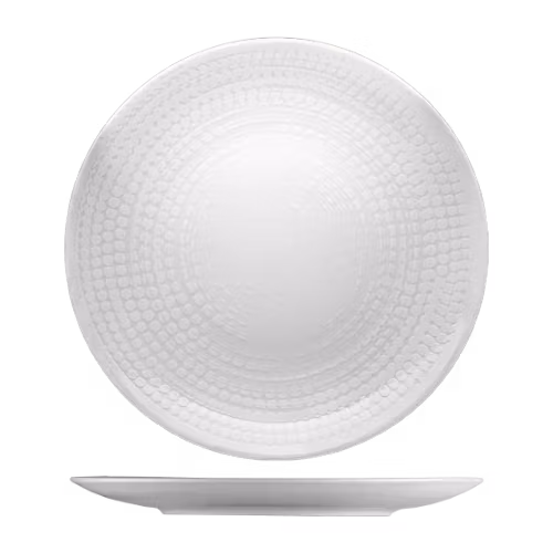 POINT White Tallrik flat D27cm