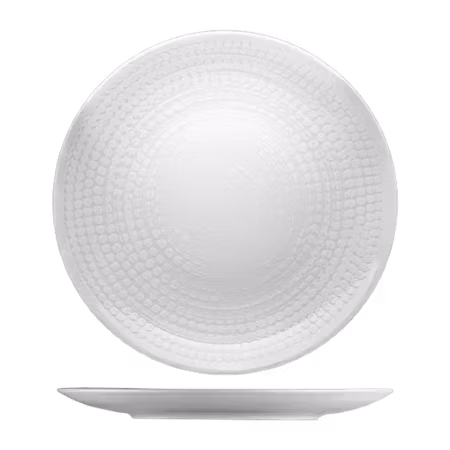 POINT White Tallrik flat D27cm