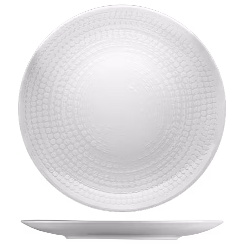POINT White Tallrik flat D30cm
