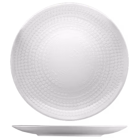 POINT White Tallrik flat D30cm