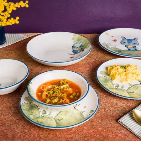 MINIMEAL Tallrik flat D25cm