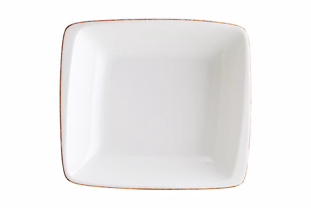 RETRO Tallrik Rekt. djup 19x17cm