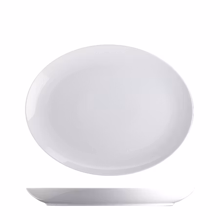 BASIC Assiett  oval 20x16cm