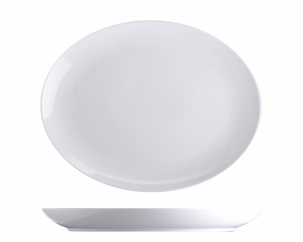 BASIC Tallrik oval 28x22cm