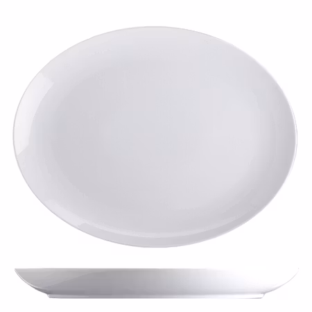 BASIC Tallrik oval 28x22cm