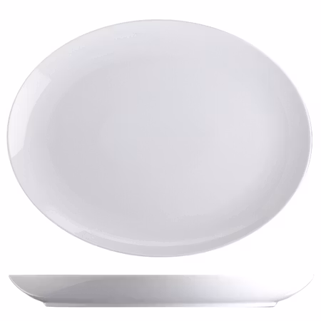 BASIC Tallrik oval 32x25cm
