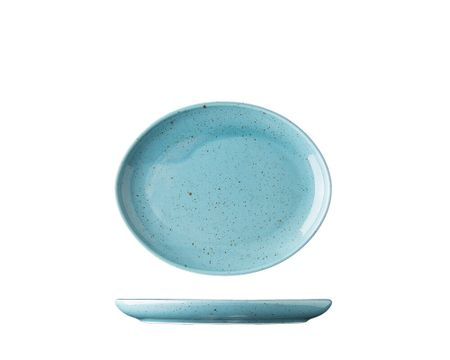Arctic Blue - LIFESTYLE Assiett Oval 20x16 cm