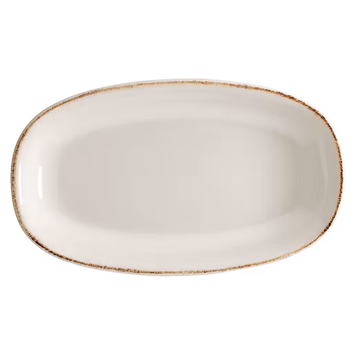 RETRO Oval Assiett 19x11 cm