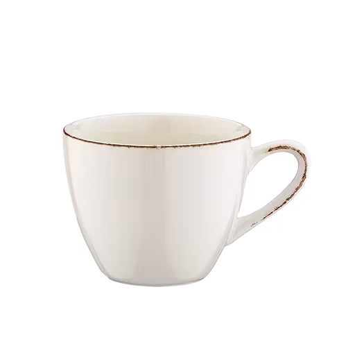 RETRO Espressokopp 8cl, Brun Kant