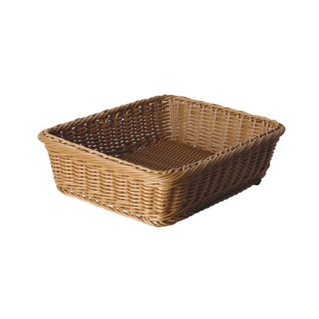 Bröd/Bestickkorg Brun PP plast. 36x27,5xH9,2cm
