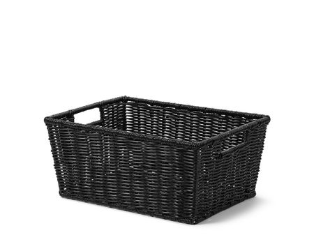 Bröd/Bestick/Frukt & Gröntkorg Svart 40x30xH18cm