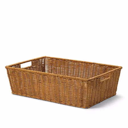 Bröd/Bestick/Frukt & Gröntkorg Brun, 60x40xH18cm