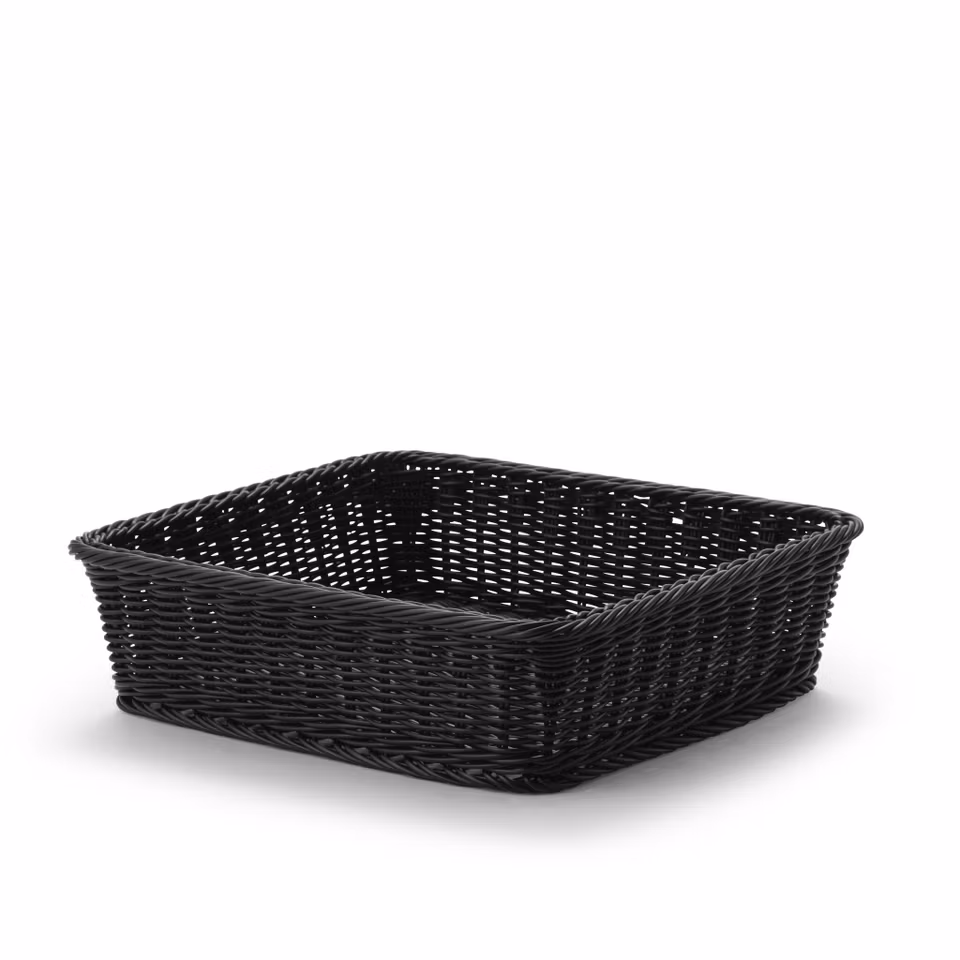 Bröd/bestickkorg GN 2/3 Svart