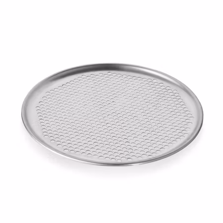 Pizzaplåt perforerad aluminium , D25ccm