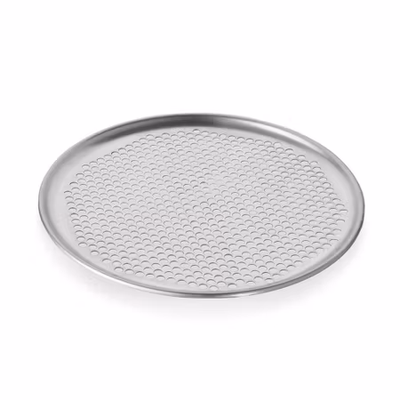 Pizzaplåt perforerad i aluminium, D33cm
