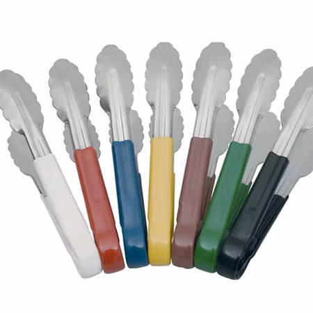 Salladstång Rostfri Vit plast handtag, 23cm