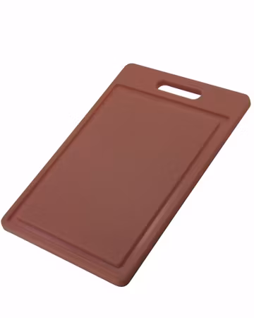 Skärbräda plast 35x25x1,2 cm Brun