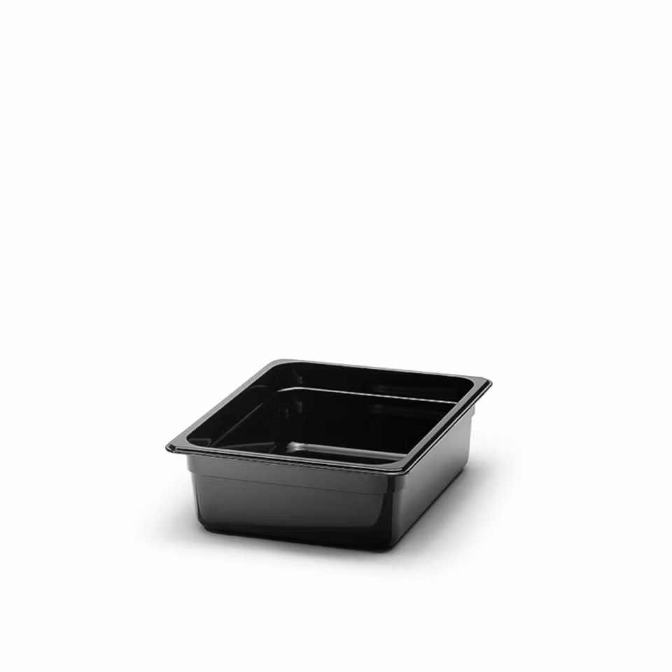 Kantin Gn 1/2-100 Polycarb, Svart