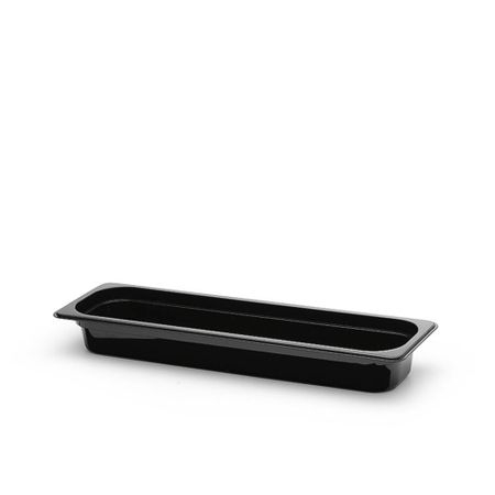 Kantin Gn 2/4-65 Polycarb, svart
