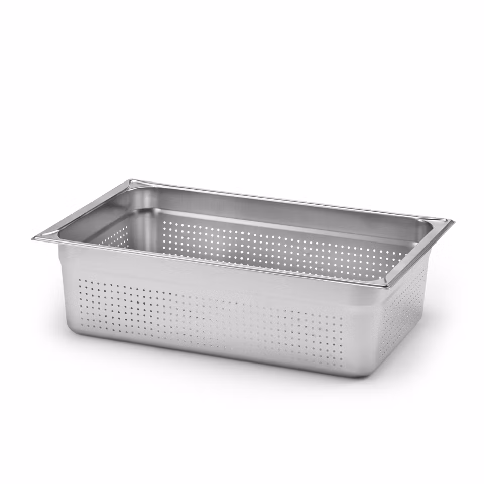 Patina Kantin utan handtag GN 1/1-150, perforerad