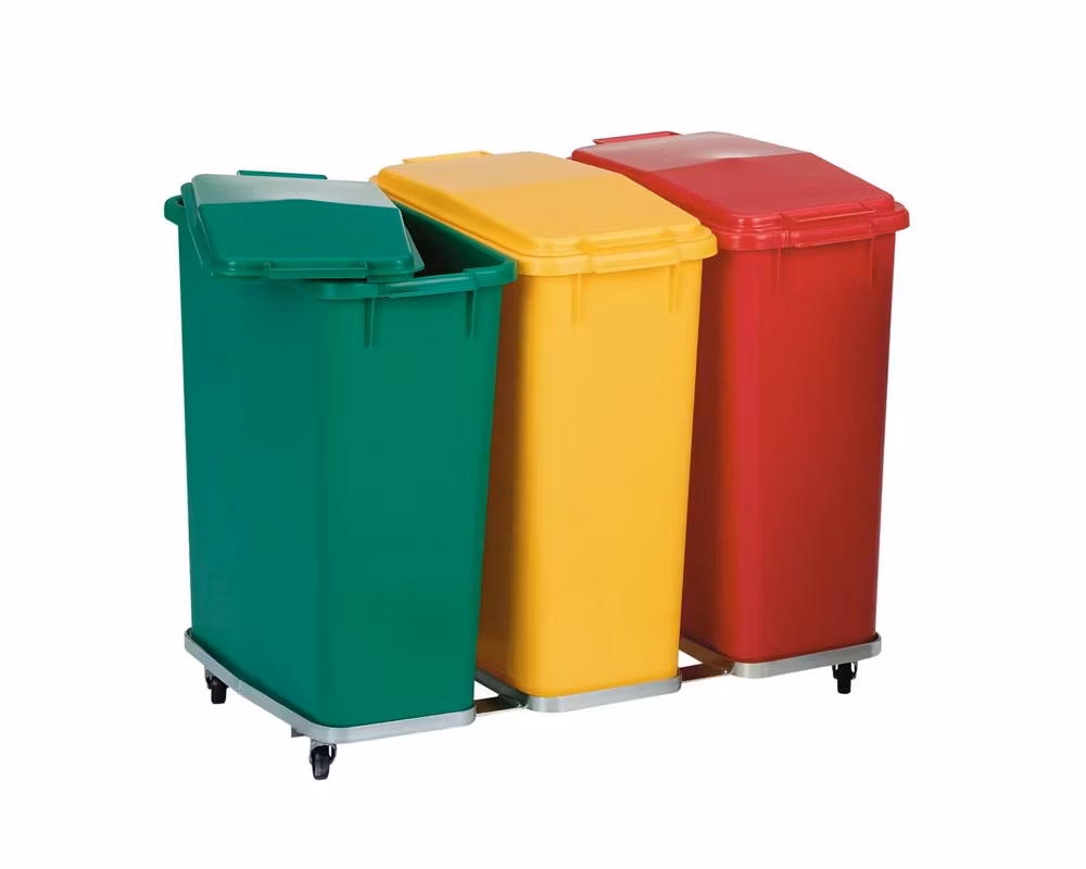 Vagn för binge 3x60 liter