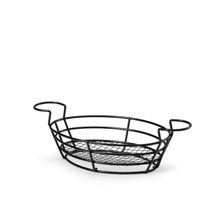 Bröd/Fastfood trådkorg med hållare