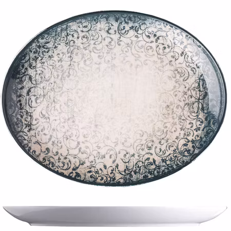 VINTAGE Assiett Oval 20x16cm