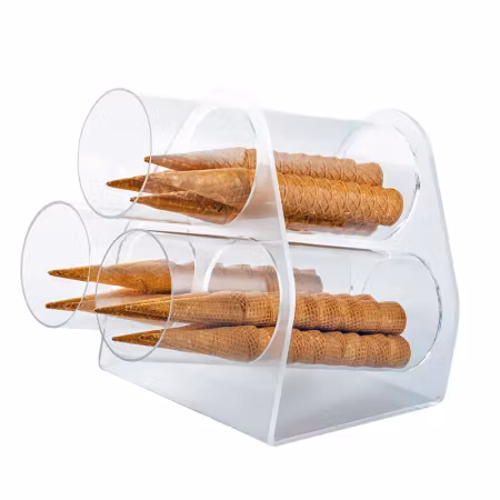 Struthållare, glass