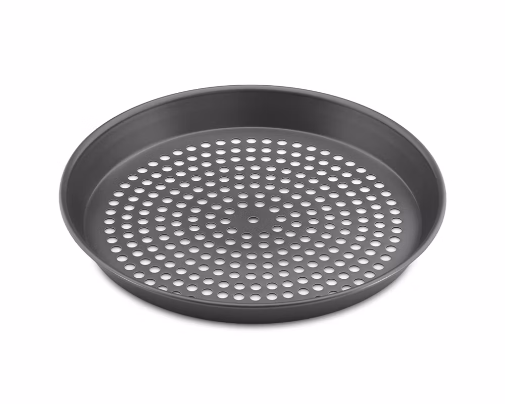 Pizzaform Aluminium perforerad, Ø30cm nonstick