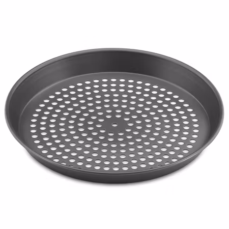Pizzaform Aluminium perforerad, Ø30cm nonstick