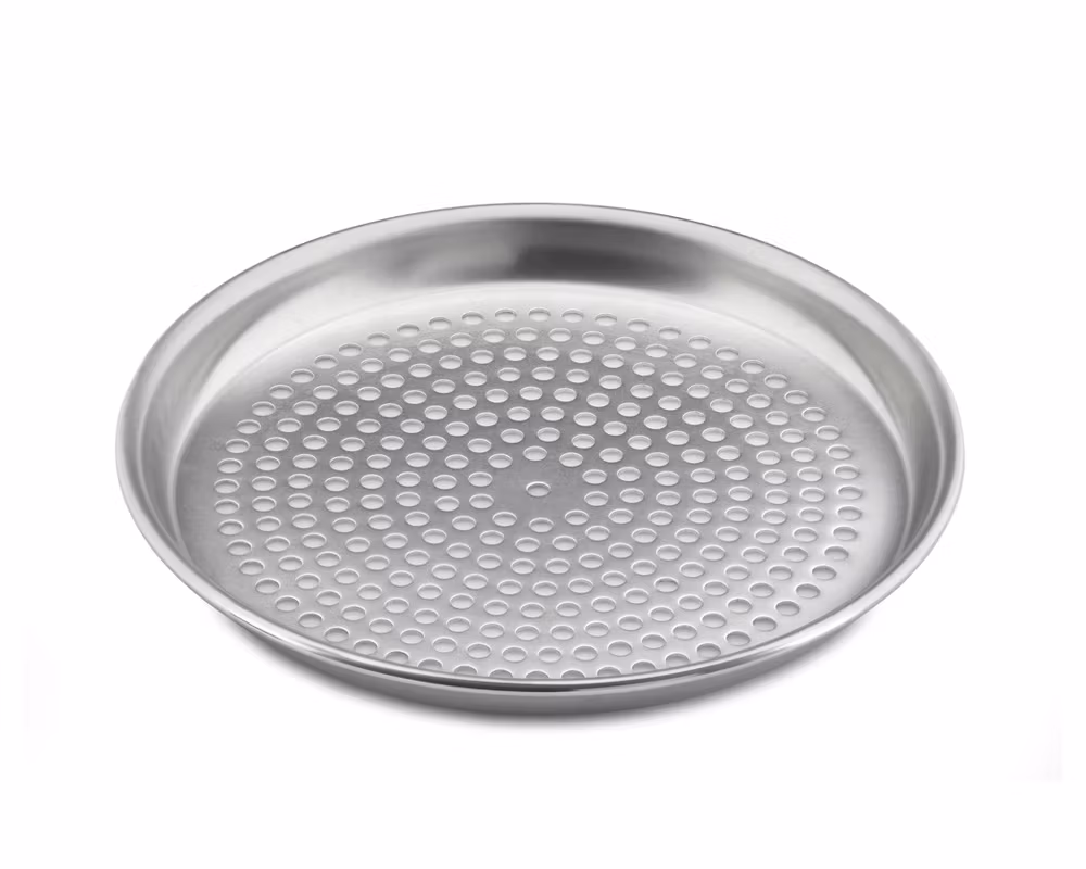 Pizzaform Aluminium perforerad, Ø30 cm obehandlad