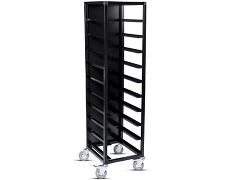 Brickvagn enkel, Bricka:280x360 mm(Cafe) med baksida svart