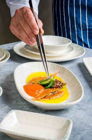 IRIS Tallrik oval 34x19cm