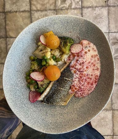 LUCA Ocean Blue tallrik djup D26cm