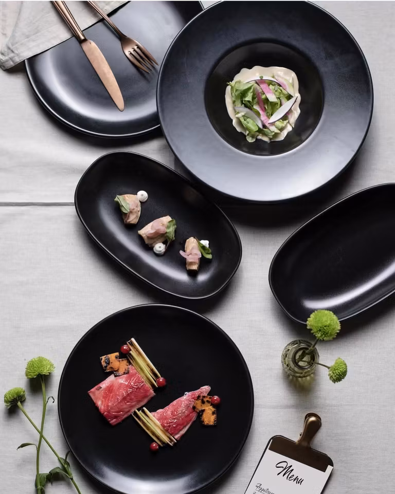 NOTTE Tallrik oval 25x19 cm