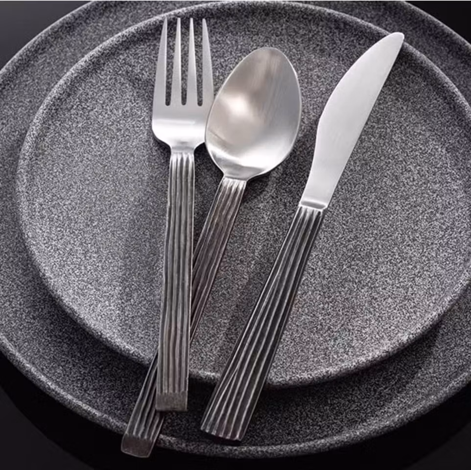 Granit Tallrik Svart Hazy D26 cm