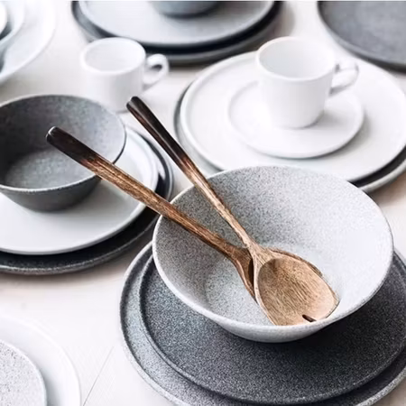 Granit No 1 Skål Grå Glaserad, D15 cm