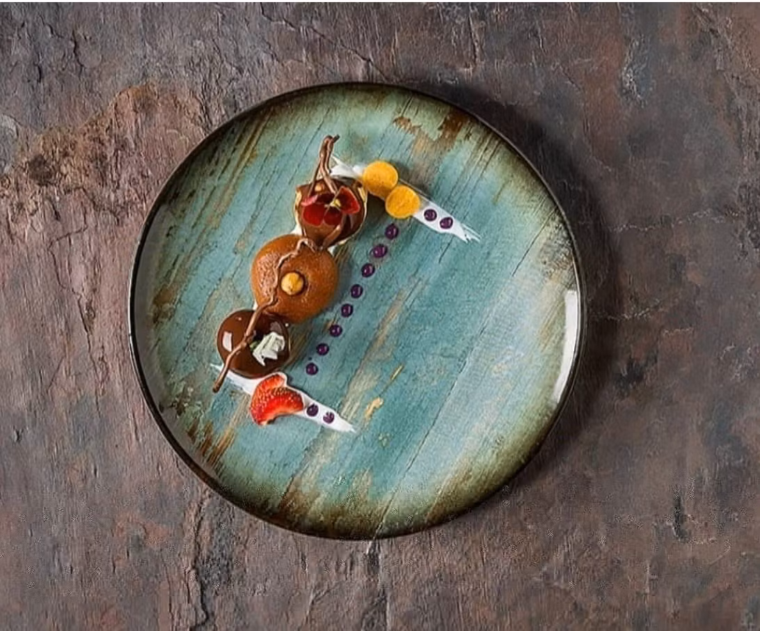 MADERA Assiett Gourmet flat D19cm