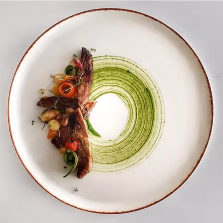 RETRO Tallrik Gourmet/Pizza flat D32cm