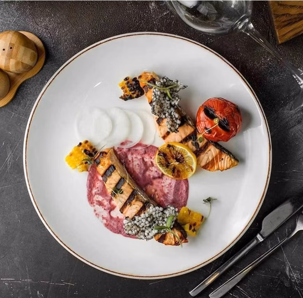 RETRO Tallrik Gourmet flat D25cm