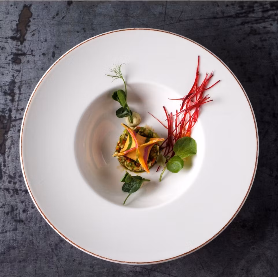 RETRO Tallrik djup Med Brett Bräm 40cl, D28cm